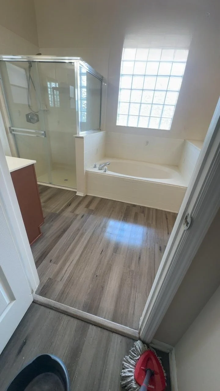 Bathroom after